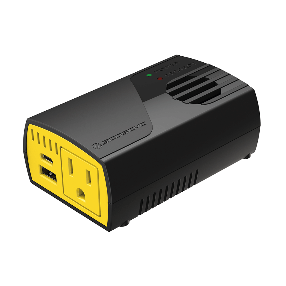 150W Portable Power Inverter with Dual USB Ports