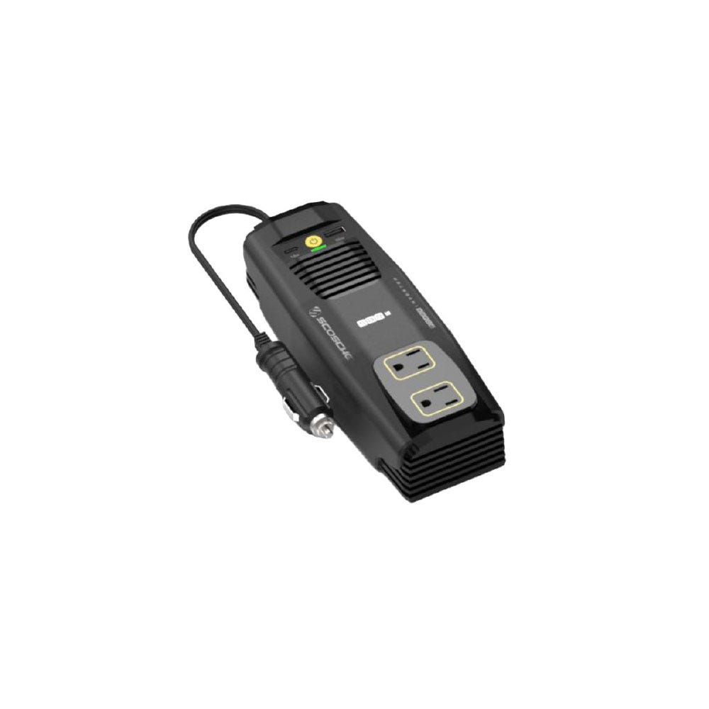 200W Power Inverter with AC Outlets  USB-C and USB-A Fast Charging Ports 