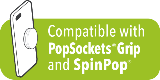 Compatible with PopSockets Grip and SpinPop