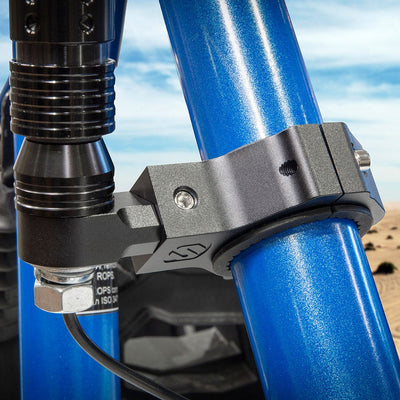 Universal Adjustable Mount for Off-Road Vehicles on bar (close-up)