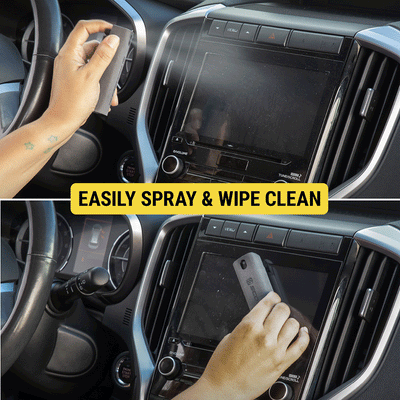 Easily spray and wipe clean