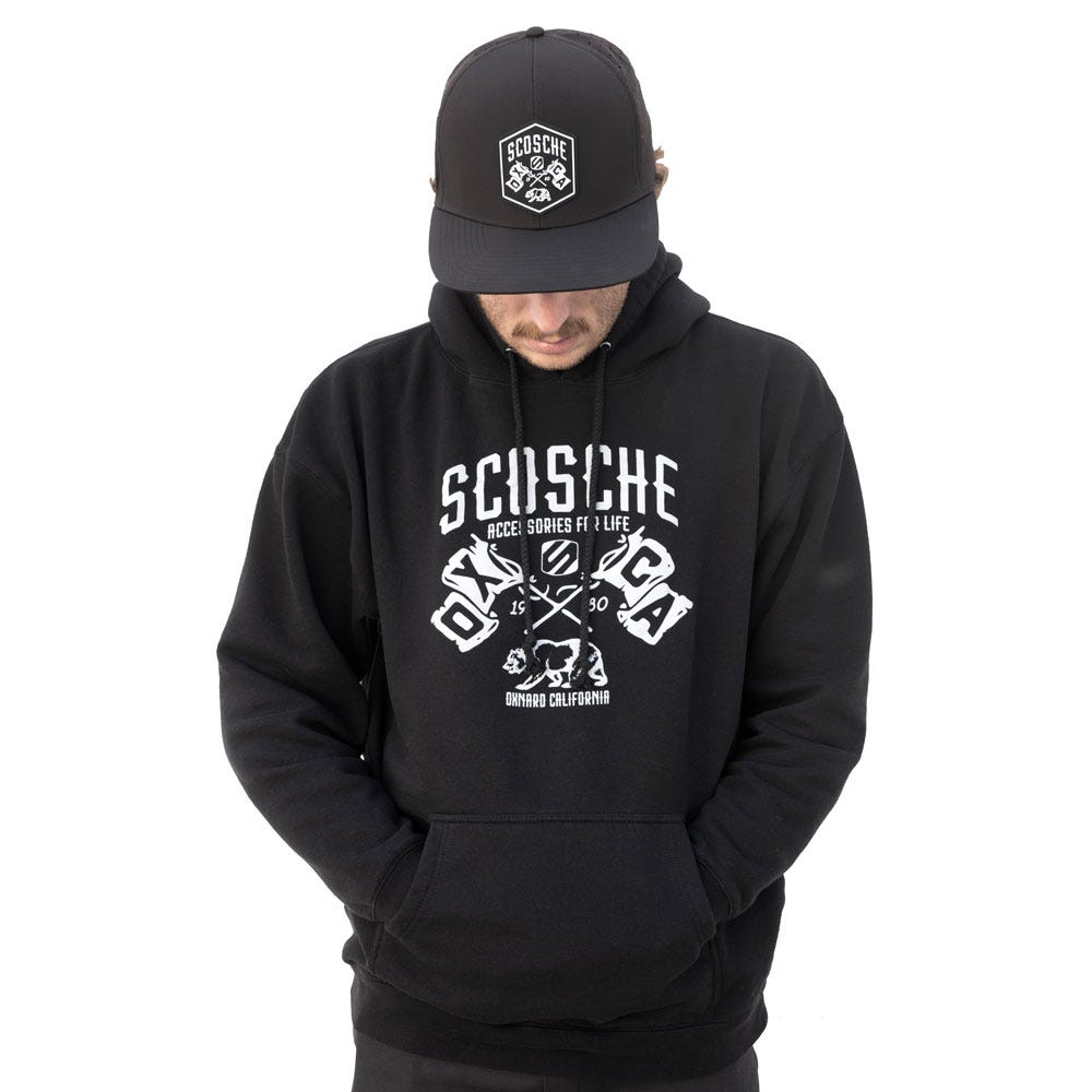 Man in hooded sweatshirt