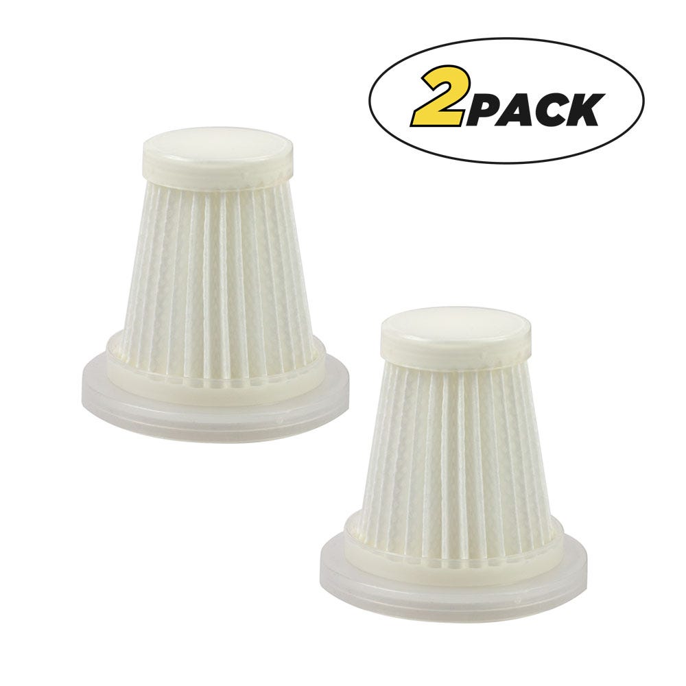 Replacement Filters for SCOVAC 4-in-1 High Power Mini Vacuum and Duster (2-Pack)