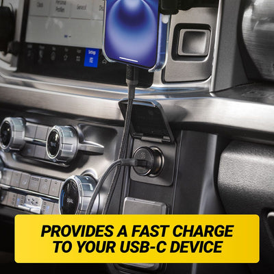 Provides a fast charge to your USB-C device.