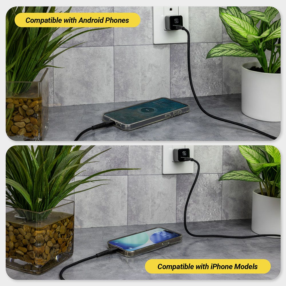 Compatible with Android phones. Compatible with iPhone models