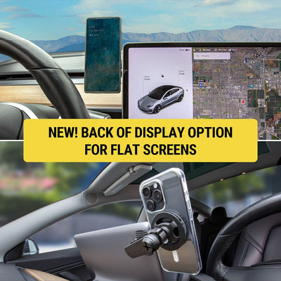 New! Back of display option for flat screens