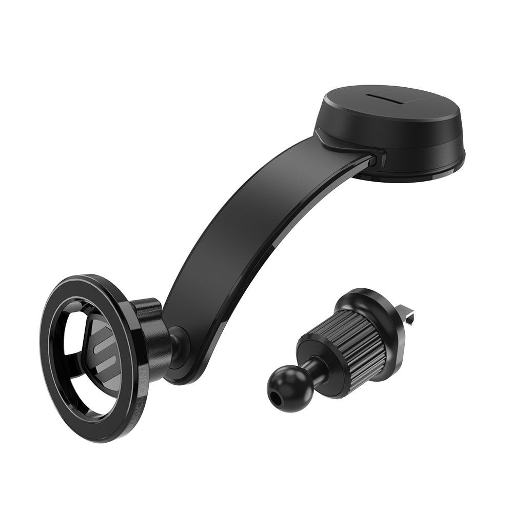 MagSafe Compatible Flexible 3-in-1 Phone Mount for Window/Dash/Vent 