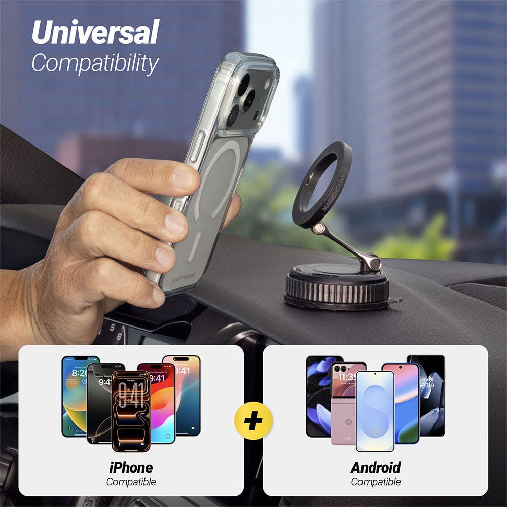 Universal Compatibility. iPhone compatible. Android compatible.