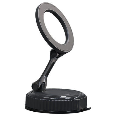 MagSafe Compatible Collapsible Phone Mount with Swivel Suction Base