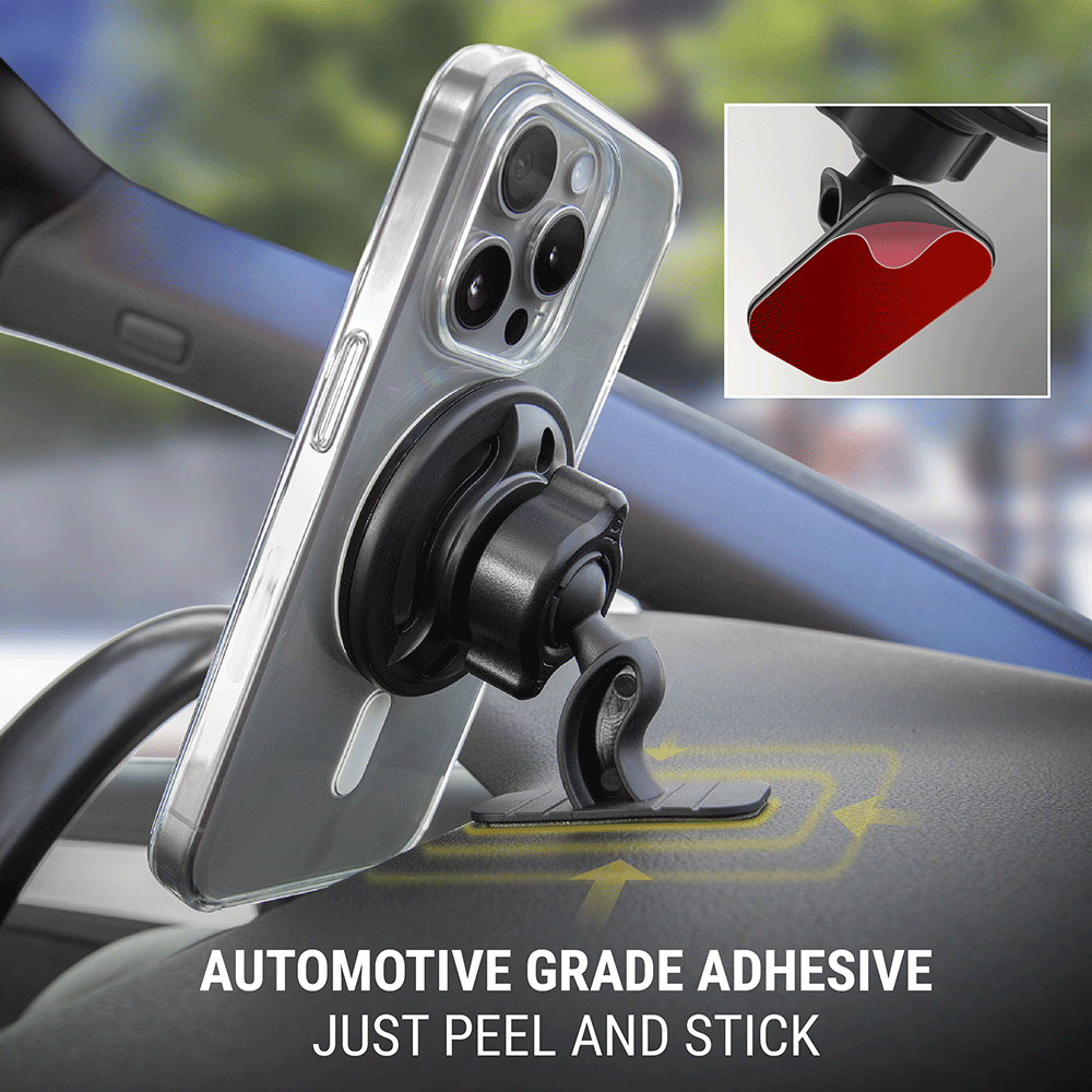 Automotive grade adhesive. Just peel and stick.