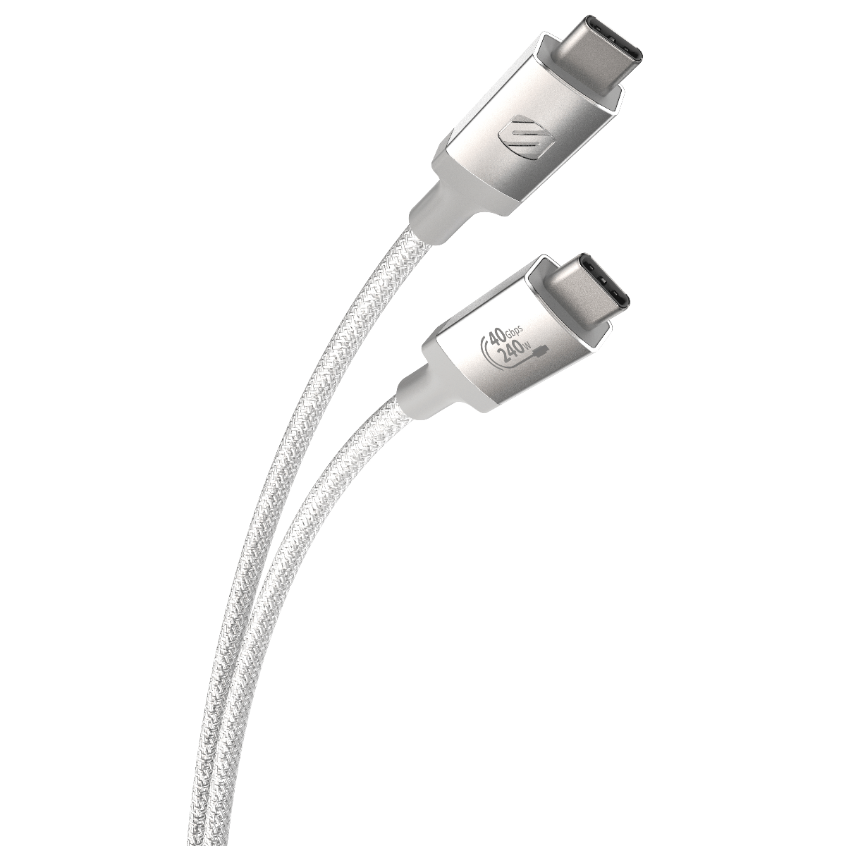USB4® High-Performance USB-C® to USB-C Braided Charge & Sync Cable