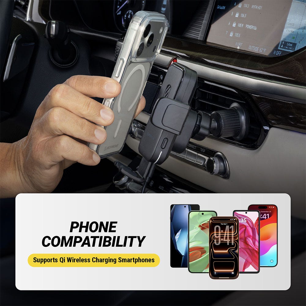 PHONE COMPATIBILITY. Supports Qi Wireless Charging Smartphones