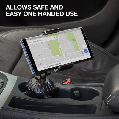 Allows safe and easy one handed use.
