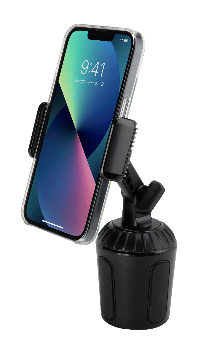 Universal Cup Holder Mount with phone