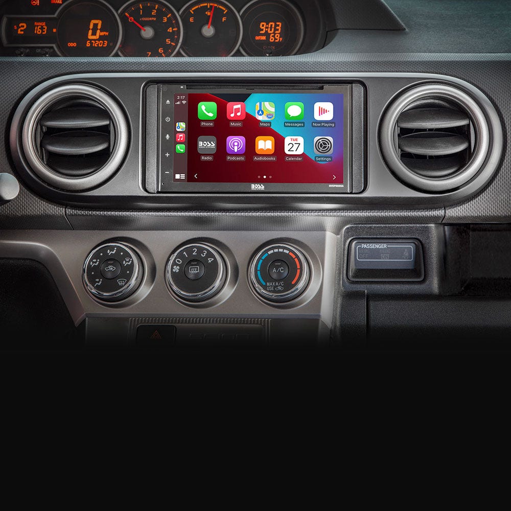 Scosche Double or Single DIN w/ Pocket Dash Kit Compatible w/ 1982-2020 Import & Domestic Ui3030-WM1 in car dash