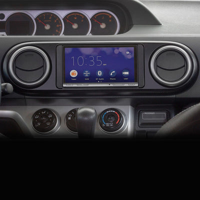 Scosche Double or Single DIN w/ Pocket Dash Kit Compatible w/ 1982-2020 Import & Domestic Ui3030-WM1 in car dash