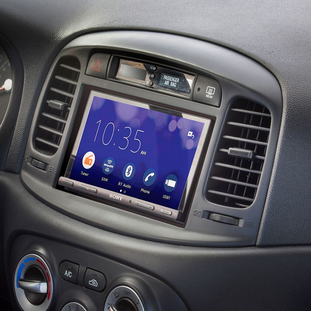 1993-2011 Select Hyundai  Kia & Nissan Single DIN  Floating Screen  and Double DIN Stereo Dash Kit in Dash