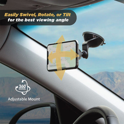 Magnetic Window/Dash Mount for Mobile Devices on Dashboard