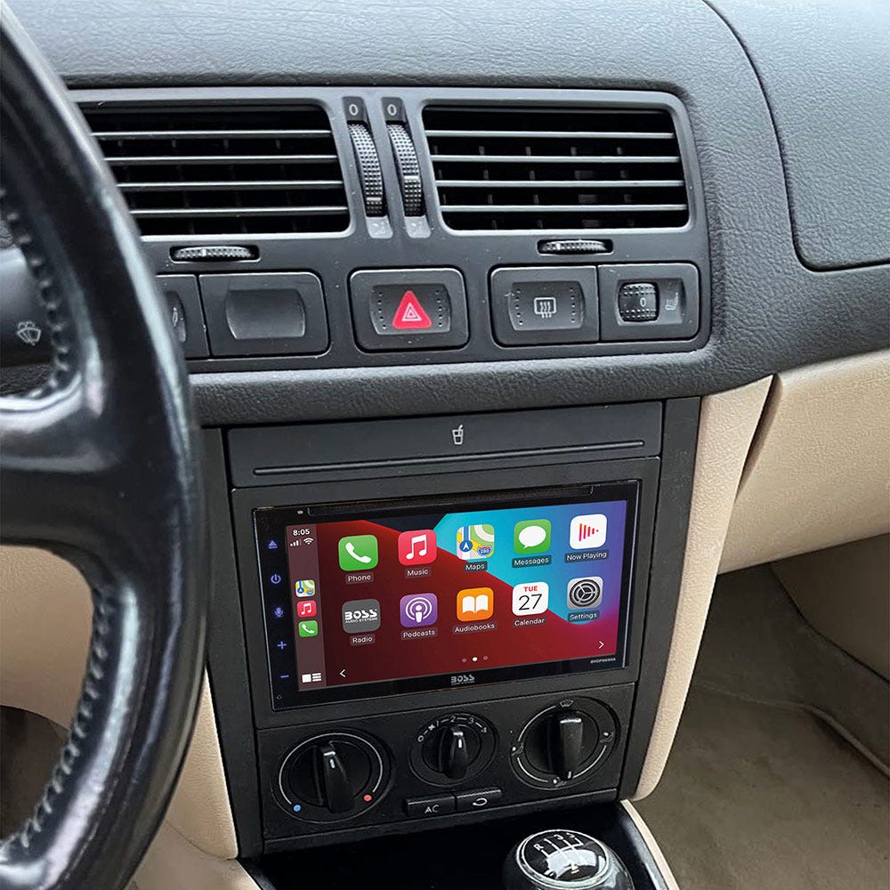 Volkswagen 2002-2005 Double DIN Complete Installation Solution in dash